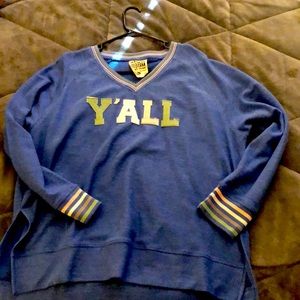 Blue, Y’all sweater